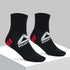 Reebok Ankle Socks Pack of 3 Black & Red